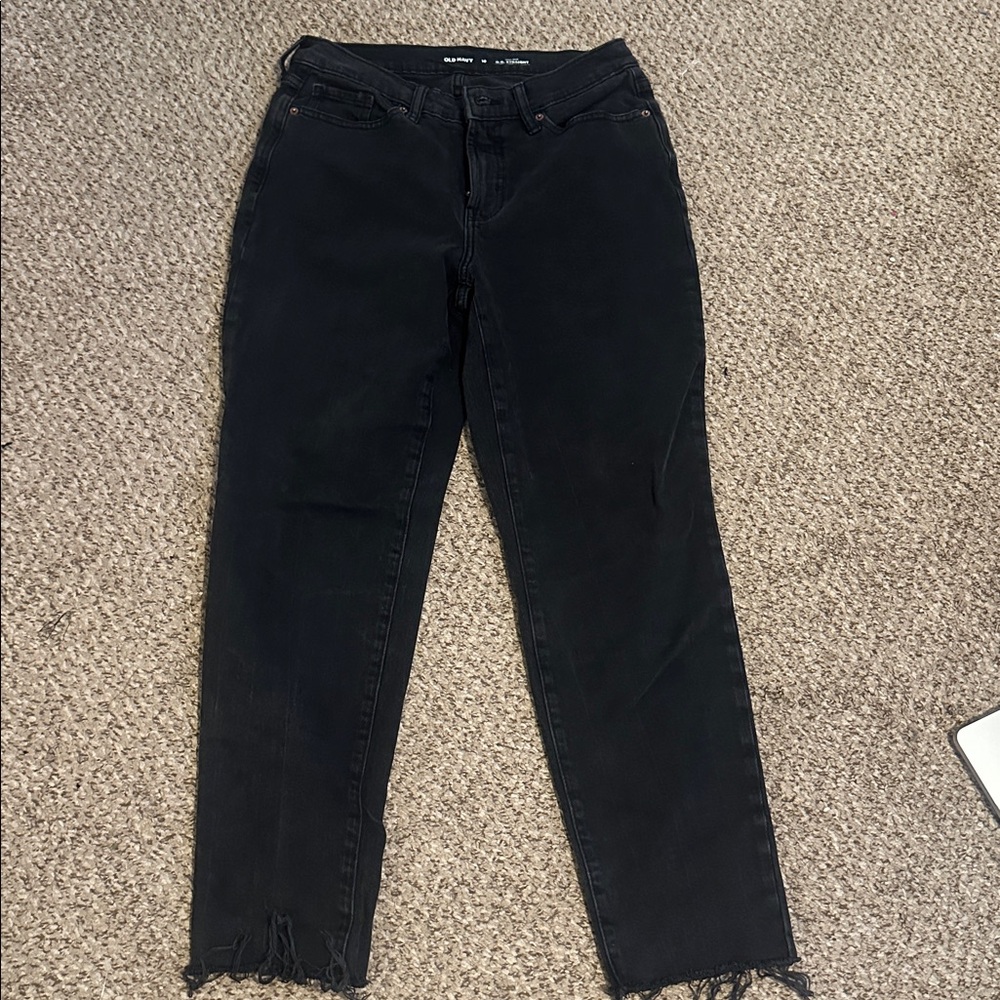 Old Navy Women's High Rise Jeans - Black